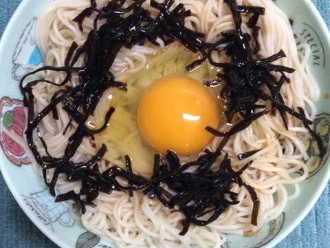 塩昆布で 釜玉そうめん レシピ 作り方 By ハトリーナ 楽天レシピ 塩昆布で 釜玉そうめん レシピ 作り方 By ハトリーナ 楽天レシピ